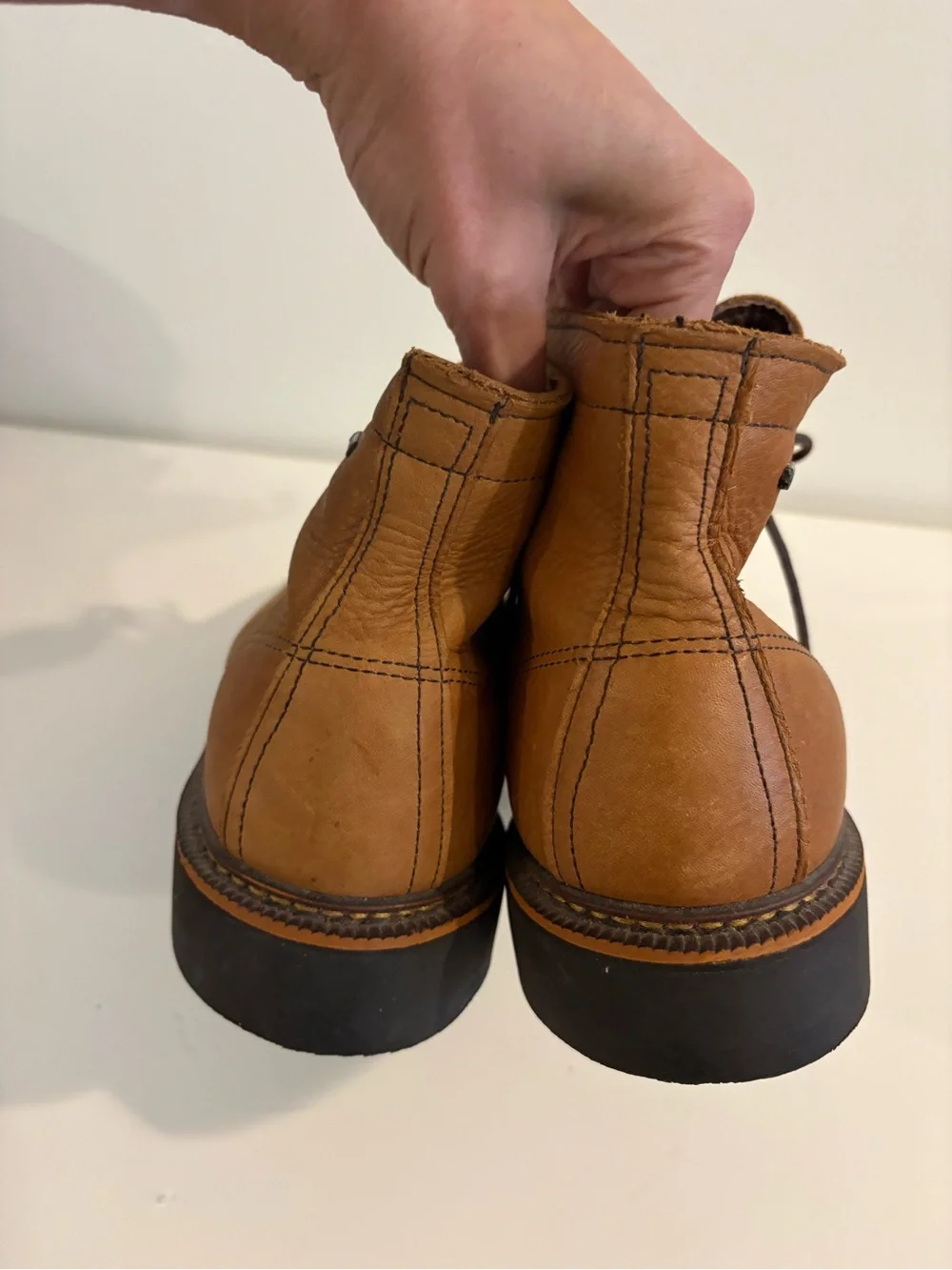 Wolverine || Jenson Lace Up Leather Boots Brown Tan 11.5
